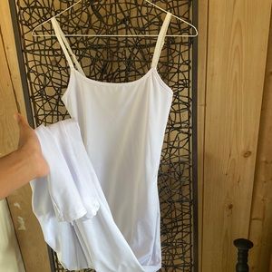 White Strap One-piece Pant